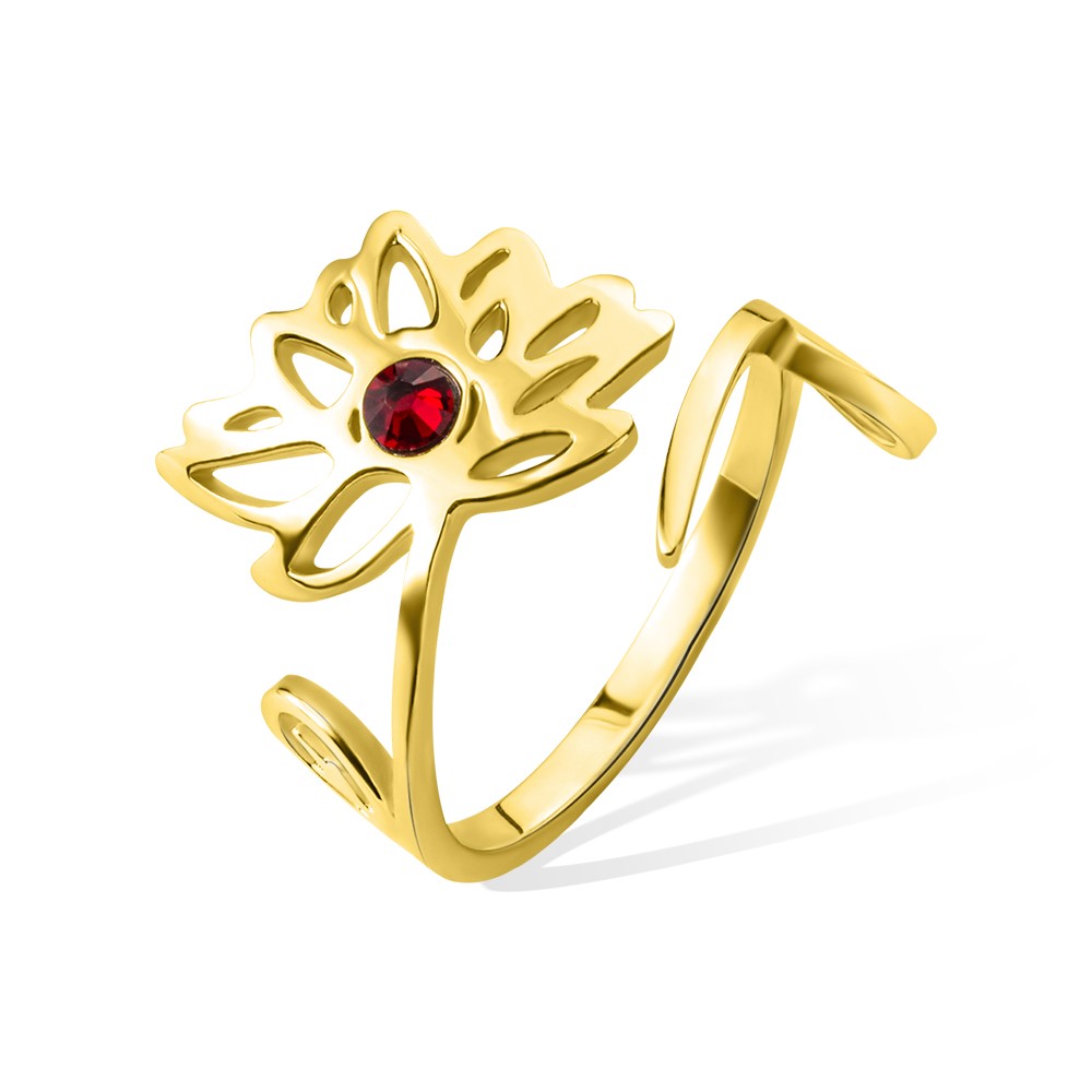 Birth Flower Ring