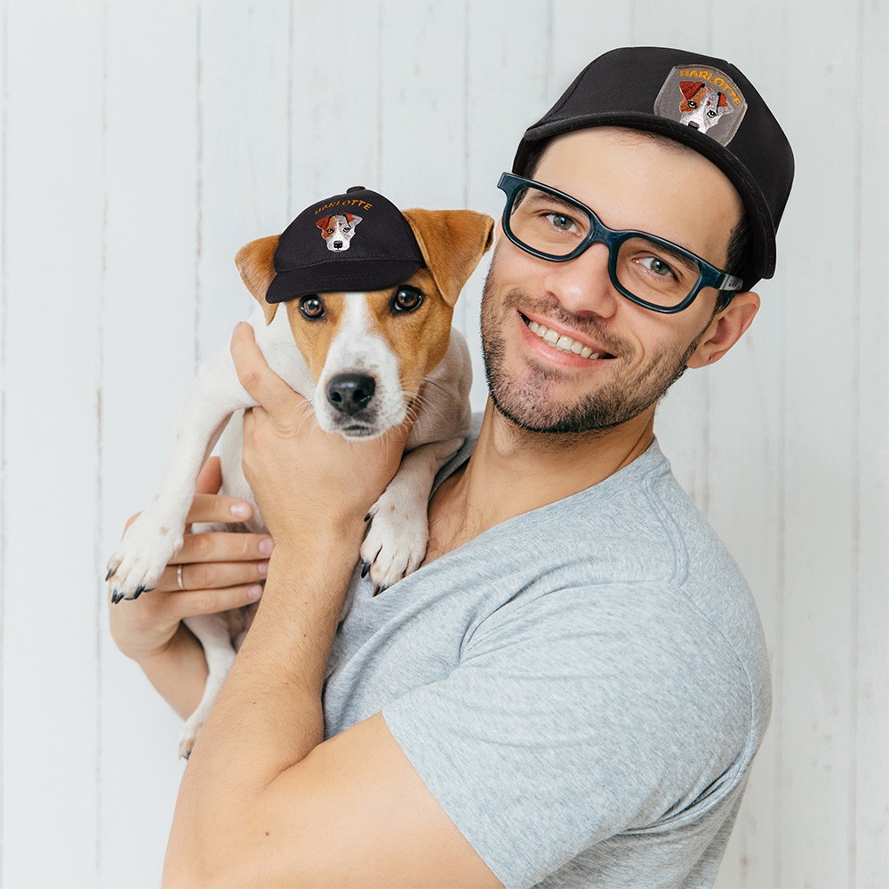 adjustable dog hat