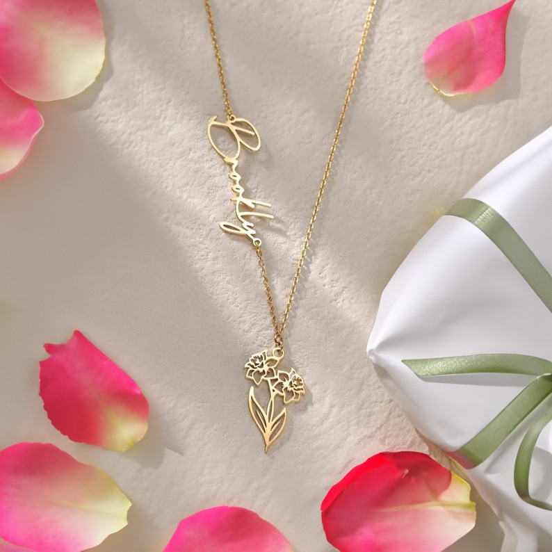 collier de fleurs d'anniversaire