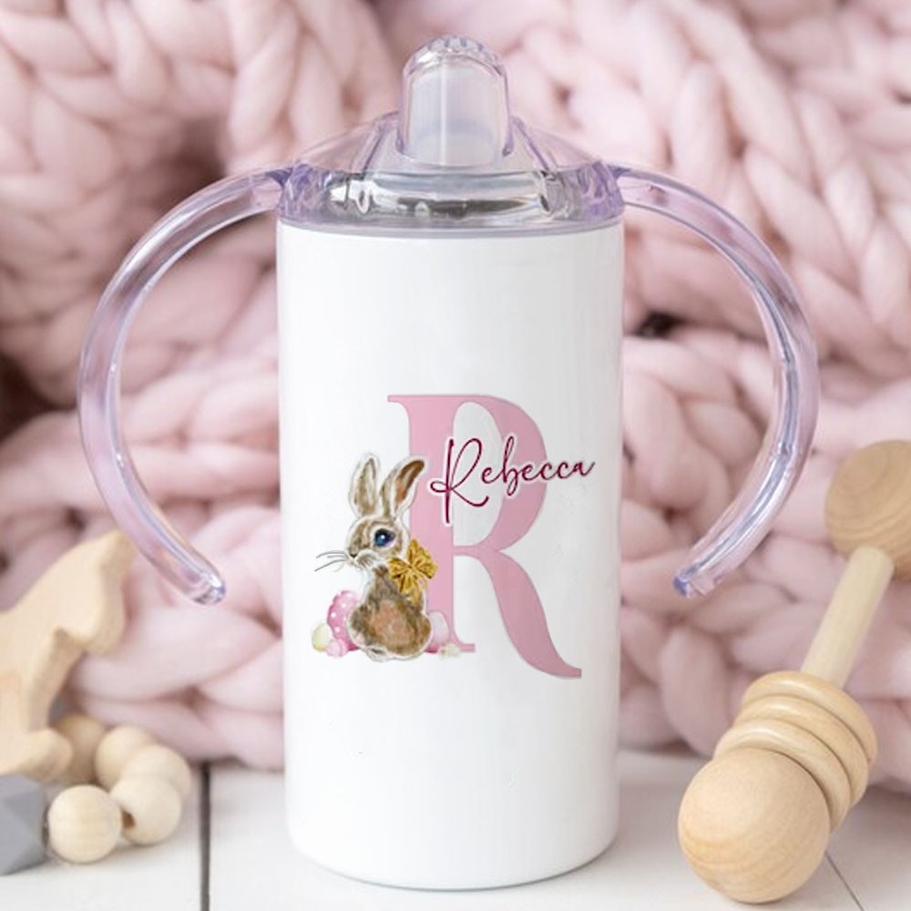 Tasse personnalisée en céramique de lapin de Pâques