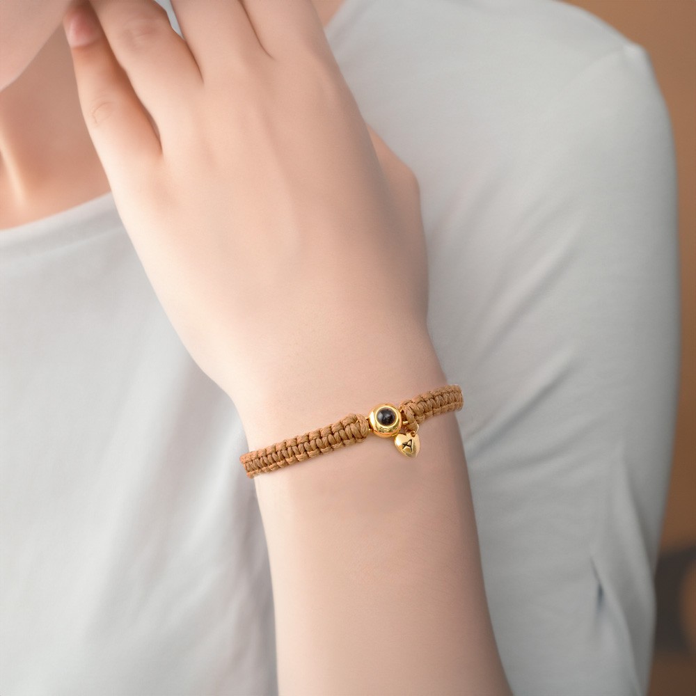 bracelet en corde tressée