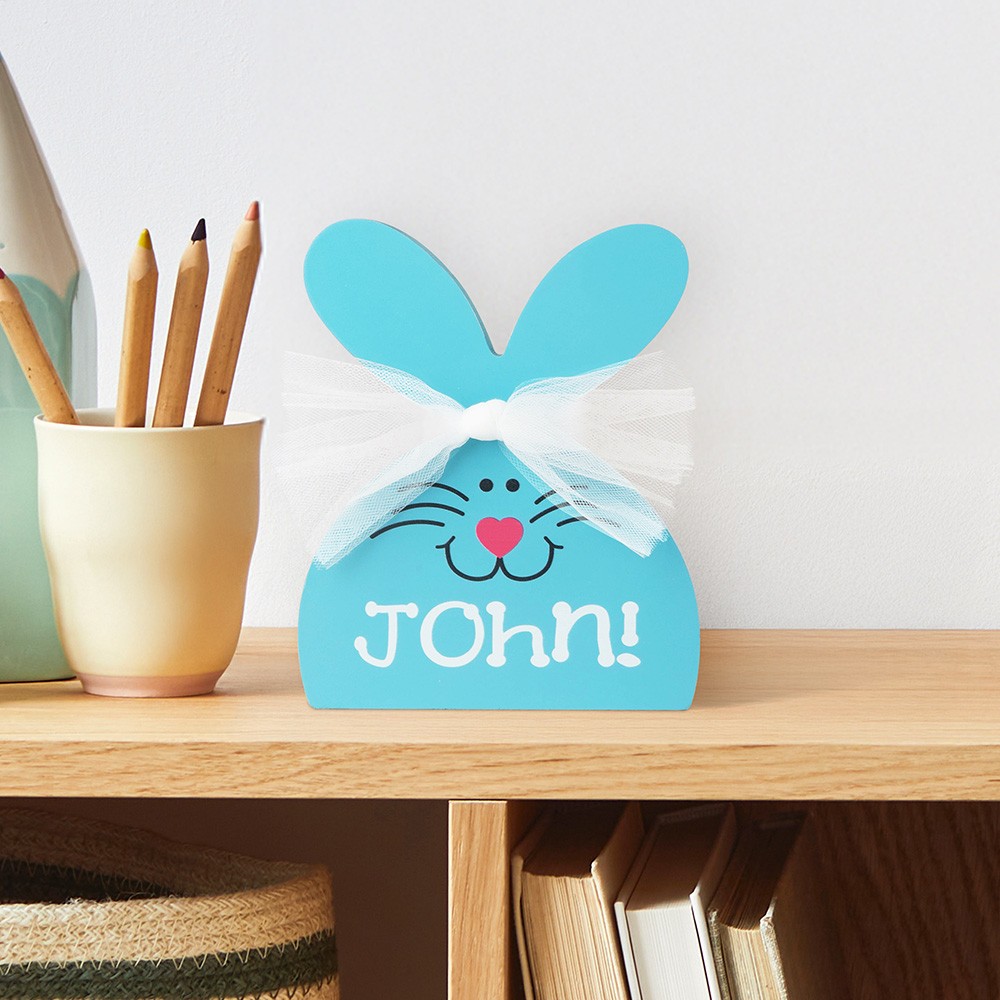 wooden easter bunnies