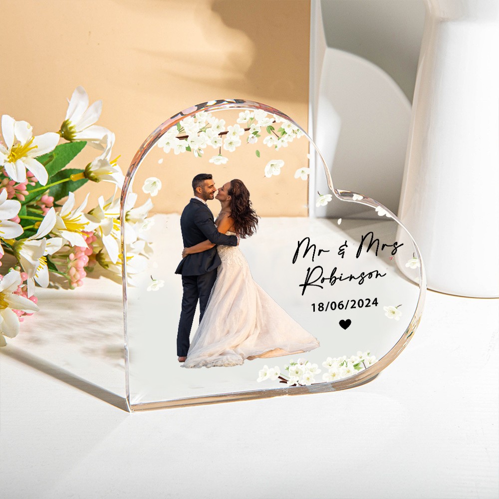 Heart Acrylic Wedding