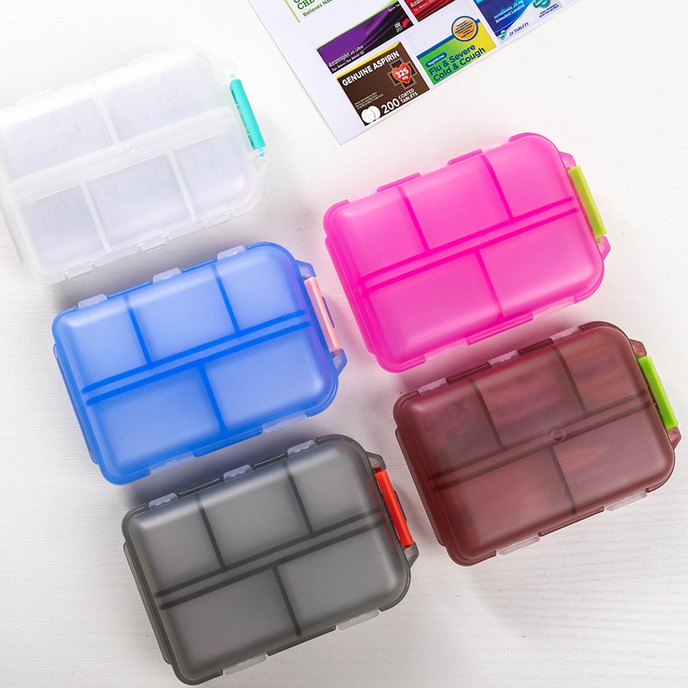 Pharmacie de poche bricolage avec étiquettes de médicaments, micro pharmacie, pilulier de voyage, mini organisateur de médicaments, pilulier, pharmacie de voyage