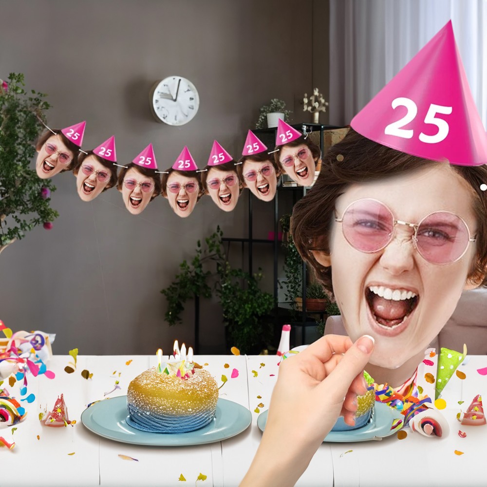 accessoires de photomaton d'anniversaire
