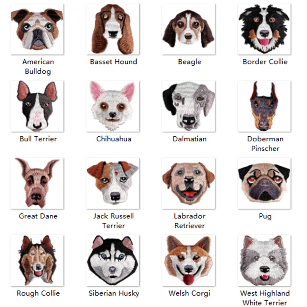 dog's pattern patch