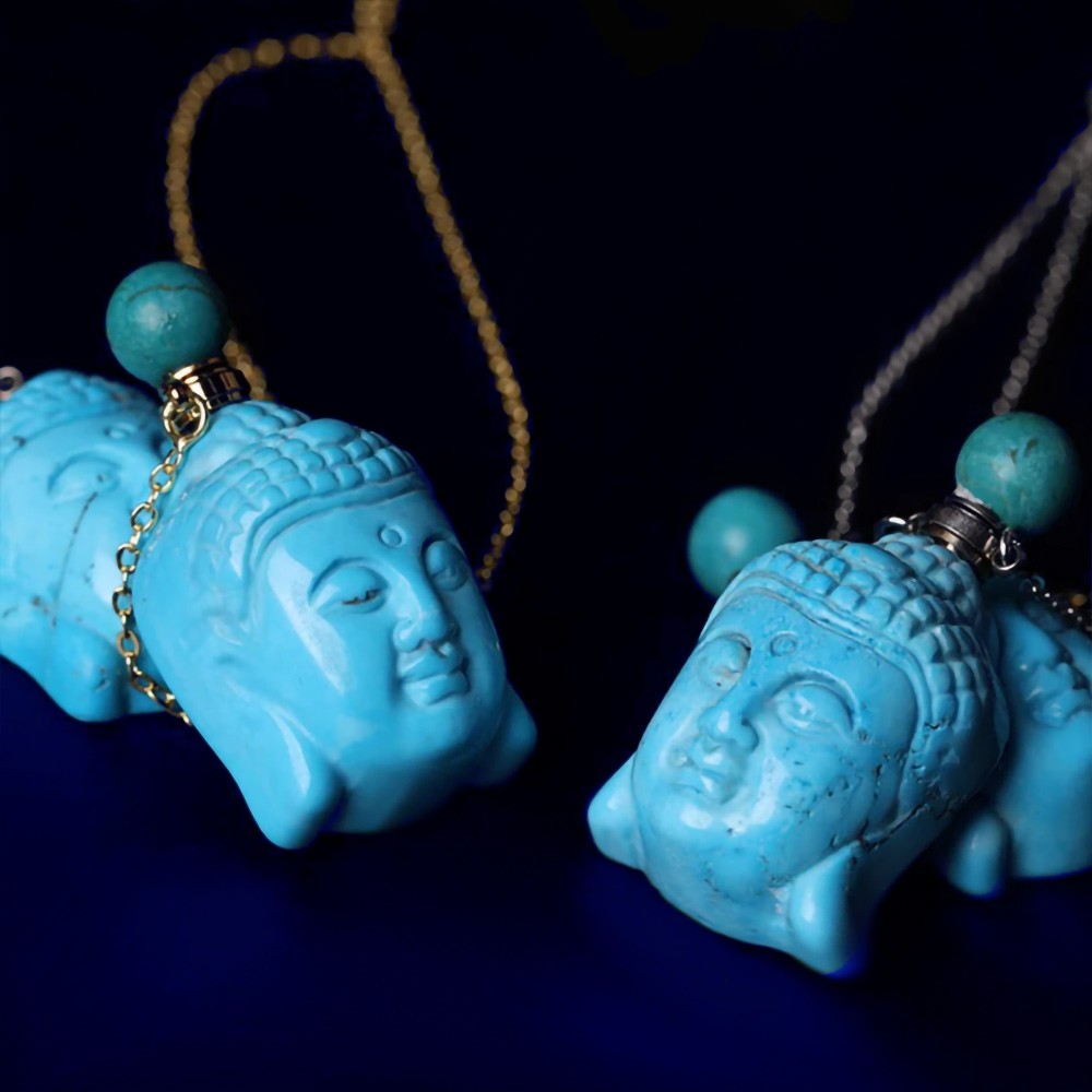 Collier Flacon de Parfum Bouddha