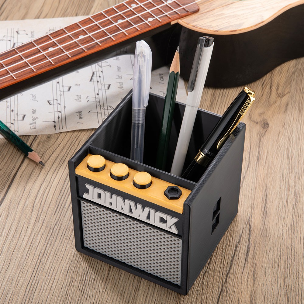 Porte-stylo musicien