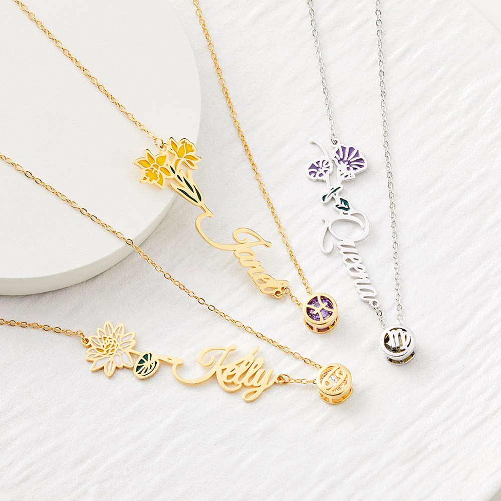 birthstone necklace