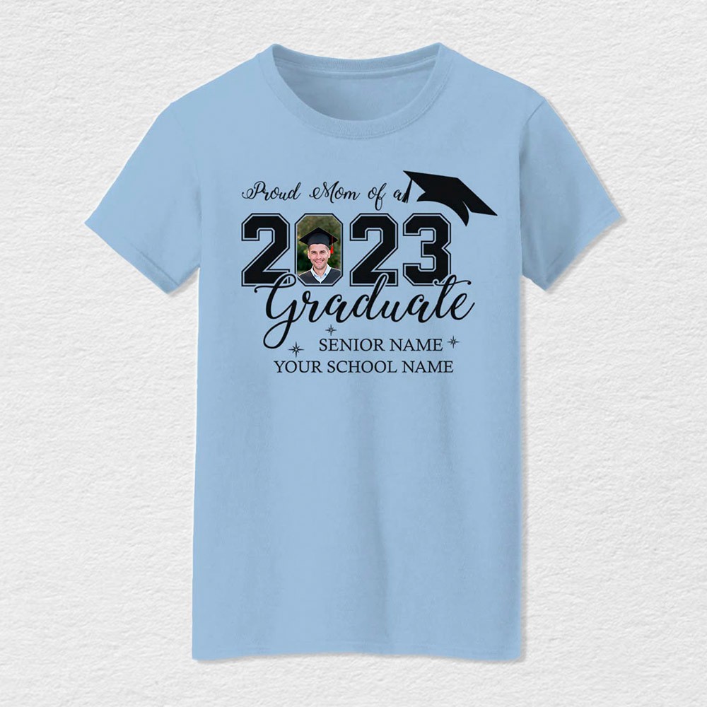 Chemise classique de graduation photo personnalisée