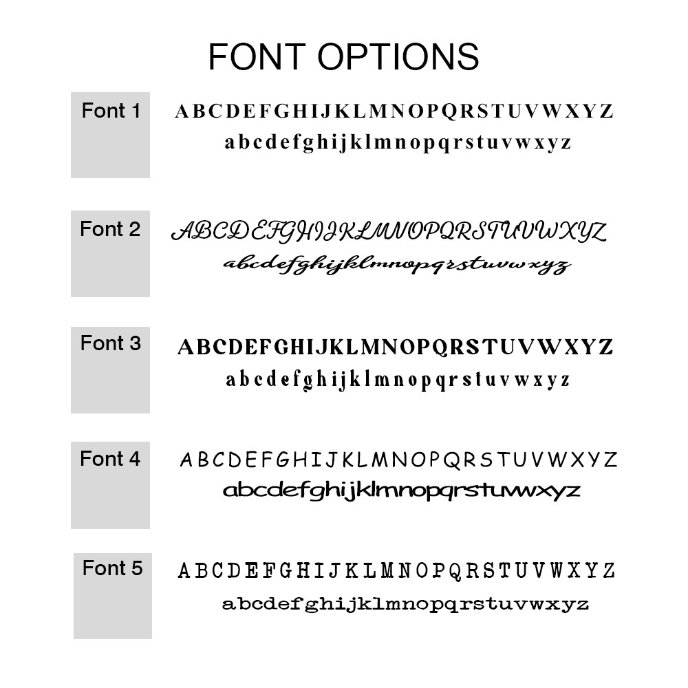 fonts