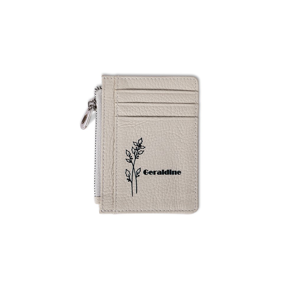 Sac à main personnalisé de fleurs de naissance, porte-monnaie de carte, sac à main monogrammé, portefeuille pour femmes, cadeau de Noël/anniversaire, cadeau pour maman/demoiselles d’honneur