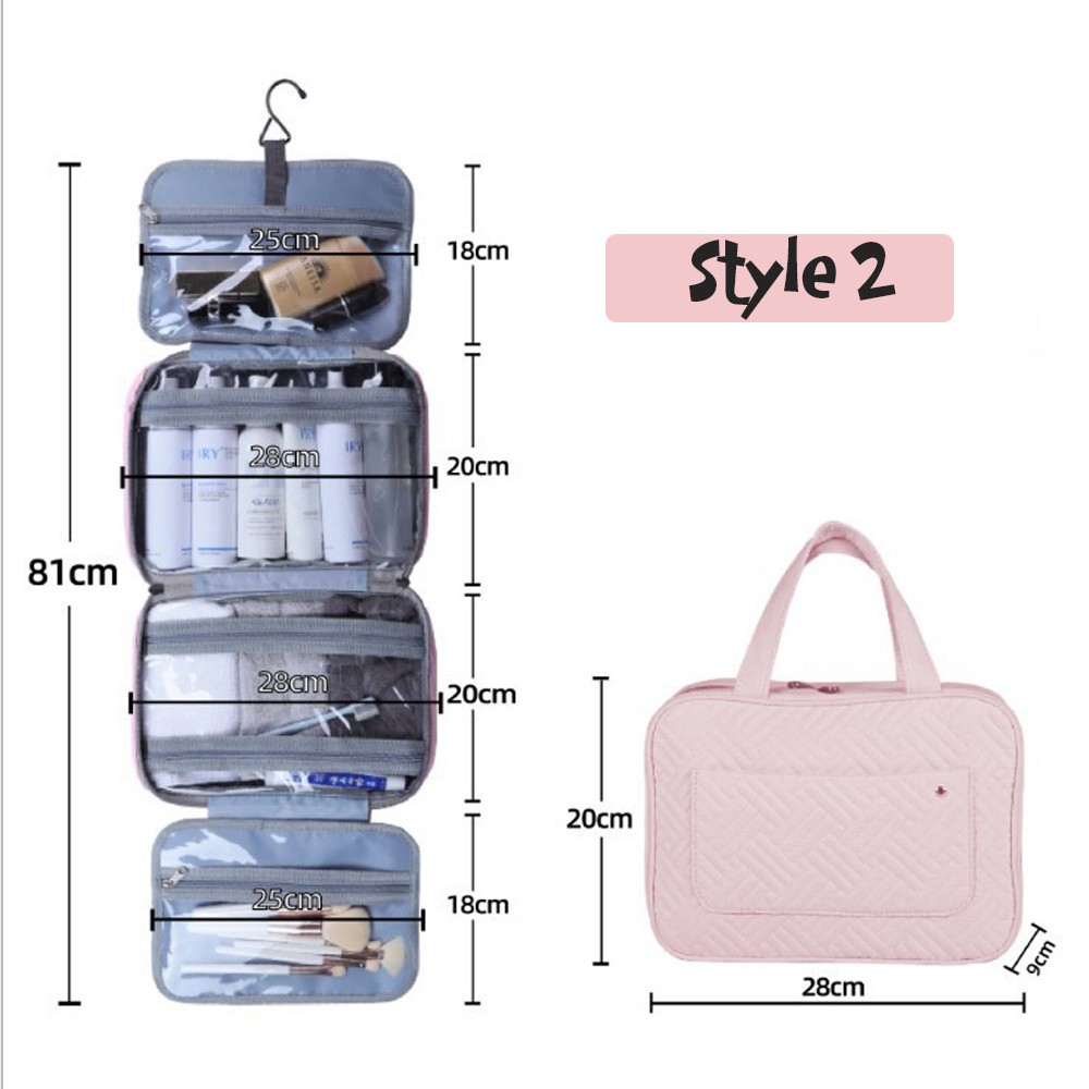trousse de maquillage de voyage