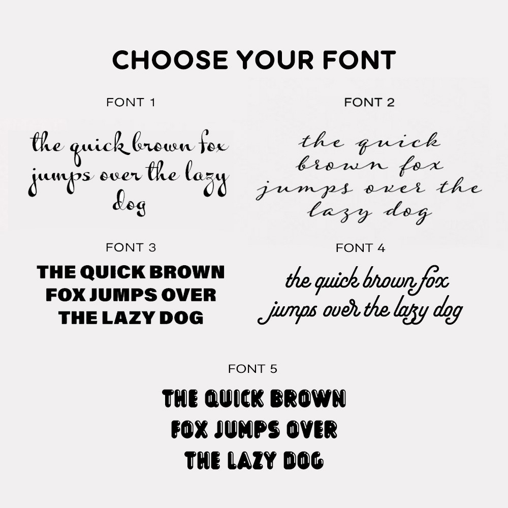 font style
