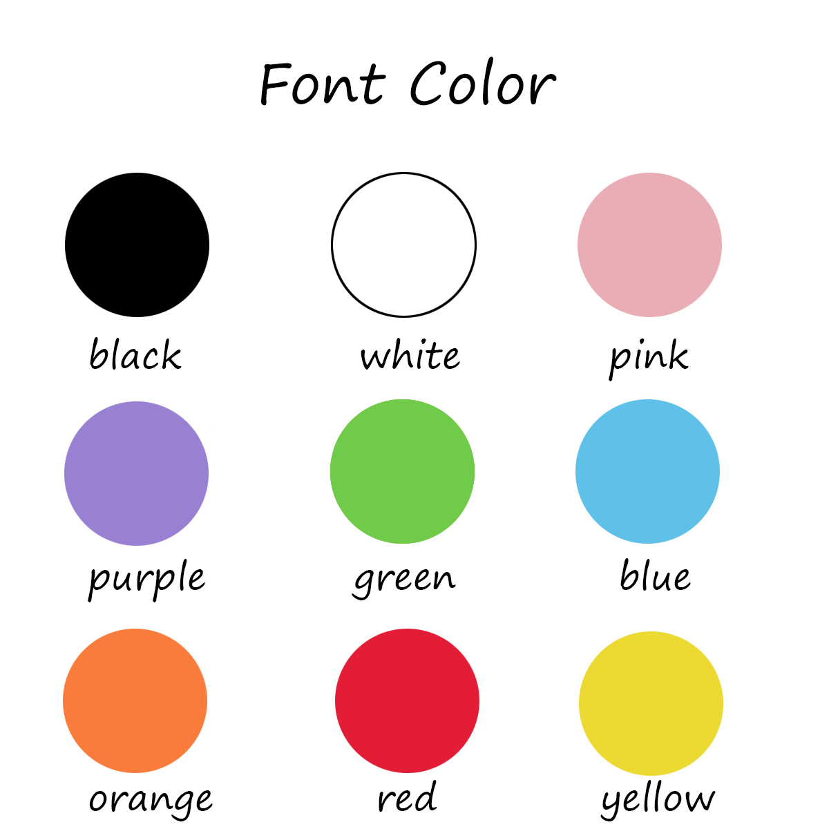 font color