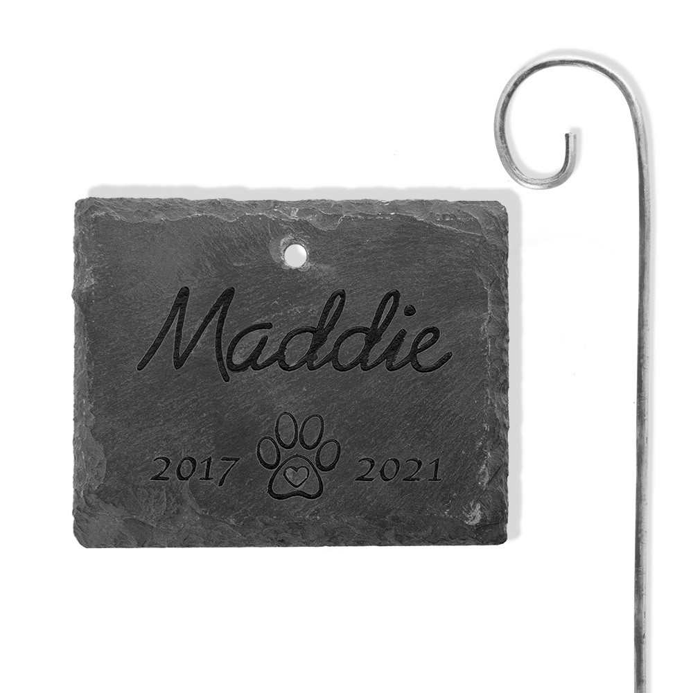 Pet Memorial Plaque and Hook
