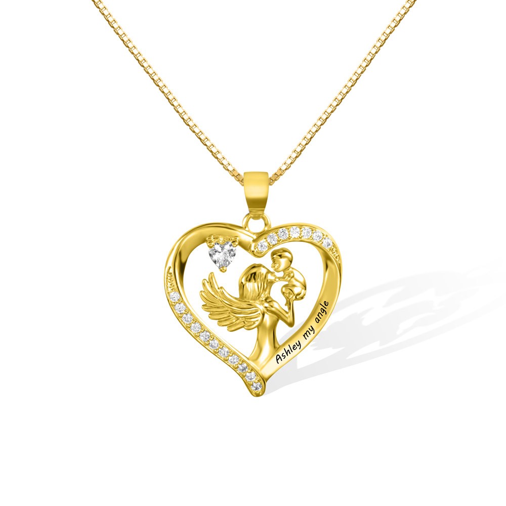 Collier coeur pour maman