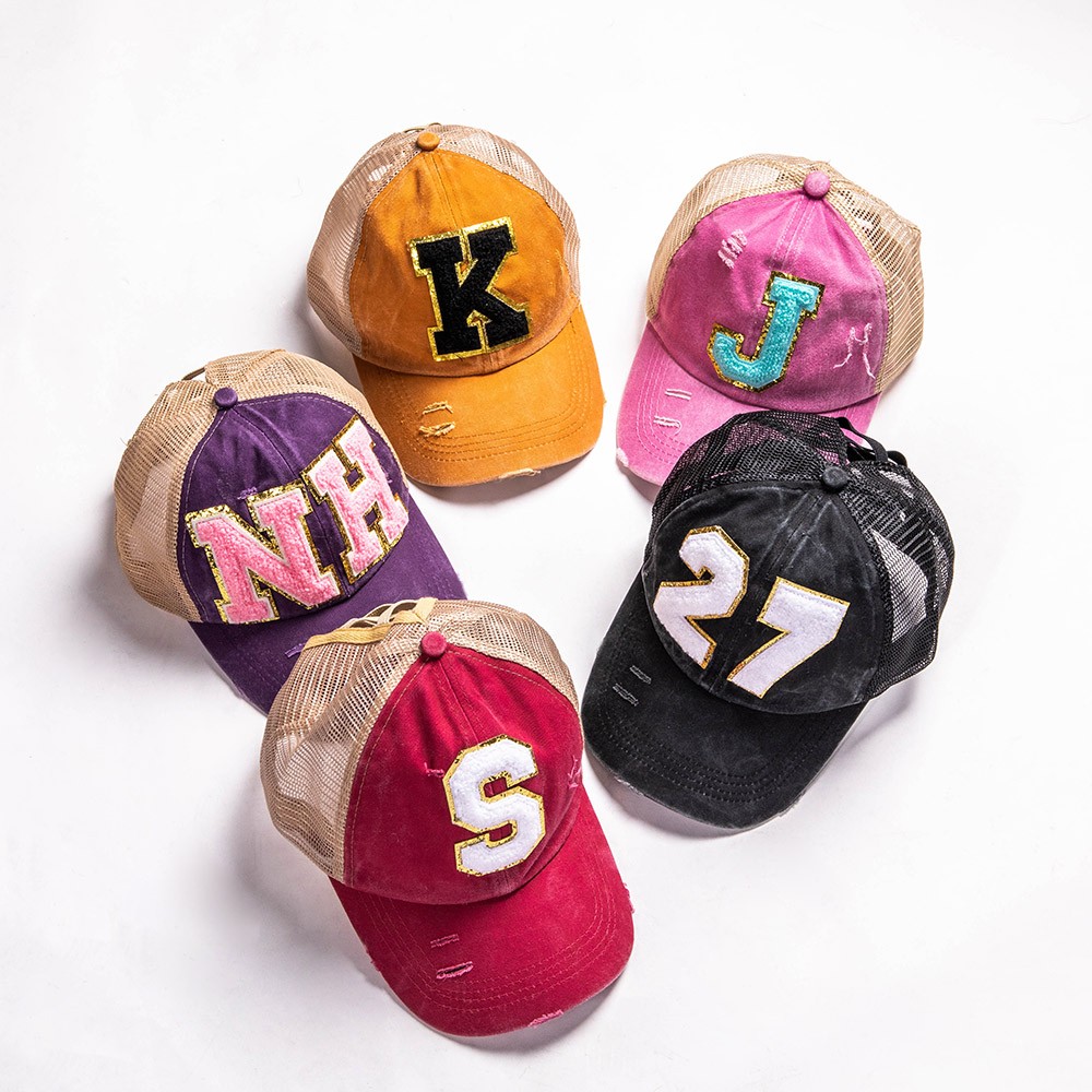 letter baseball cap