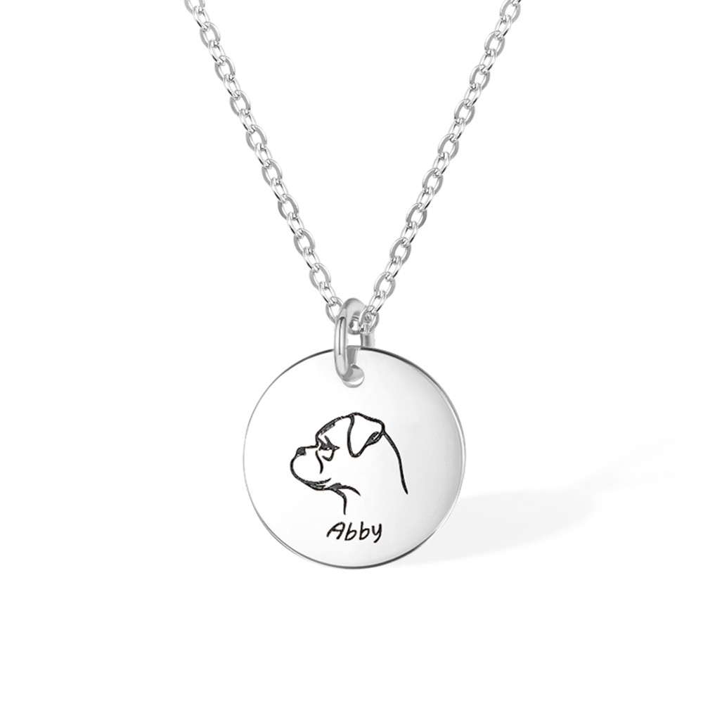 pet photo necklace