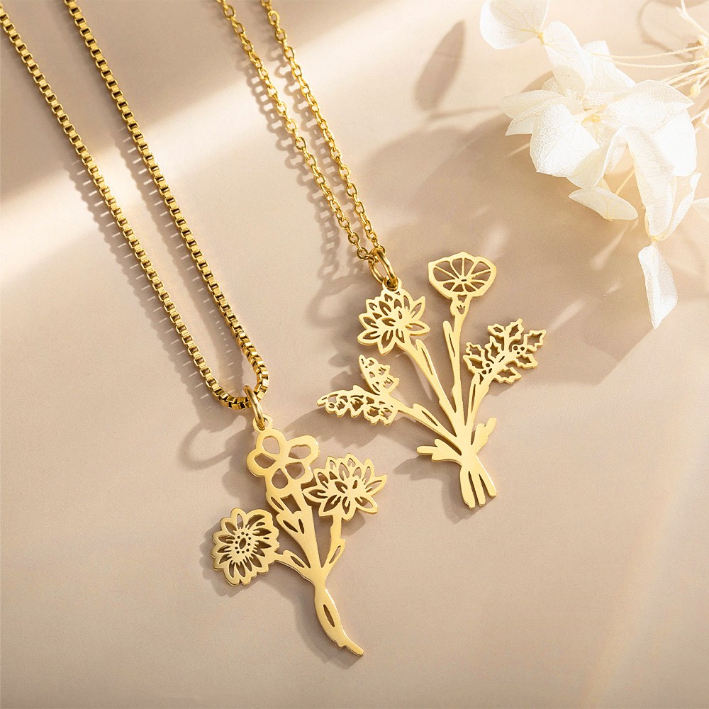 Collier Fleur de Naissance