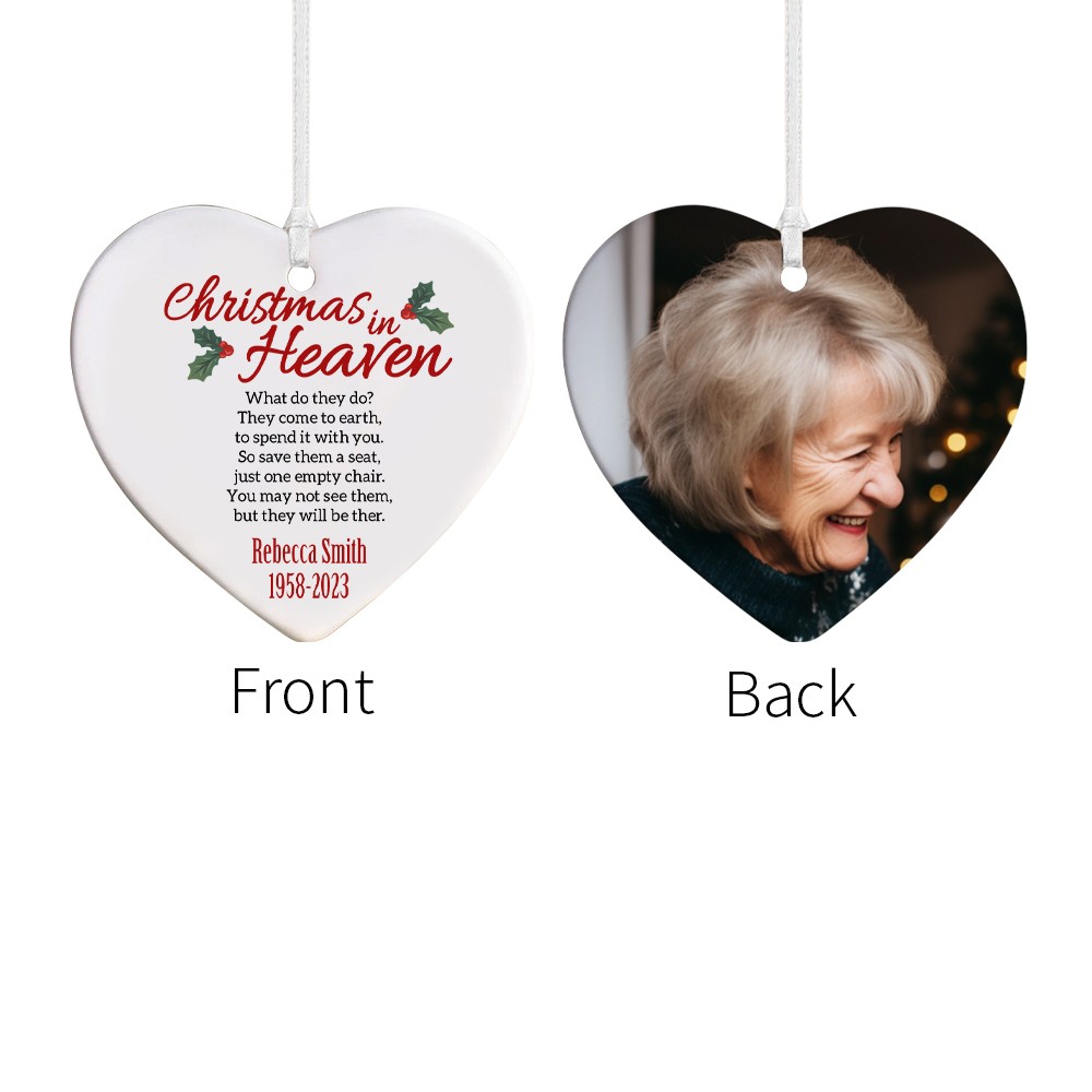 Pendentif de Noël en céramique