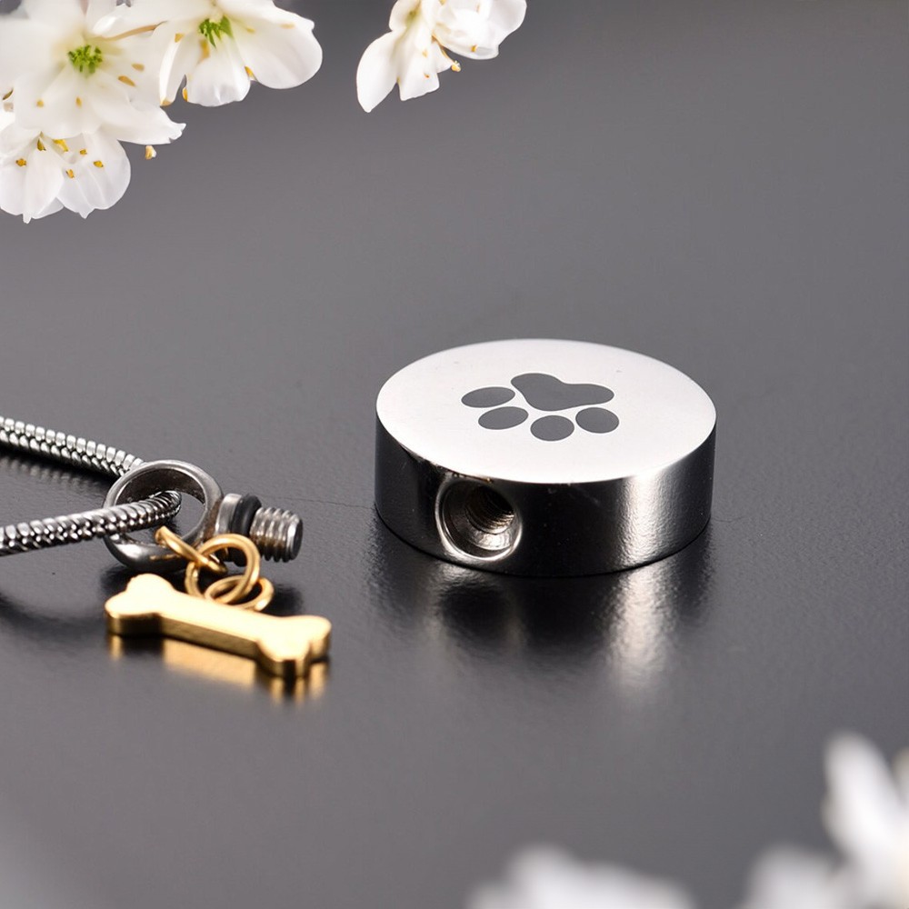 Collier commémoratif d’urne pour animaux de compagnie