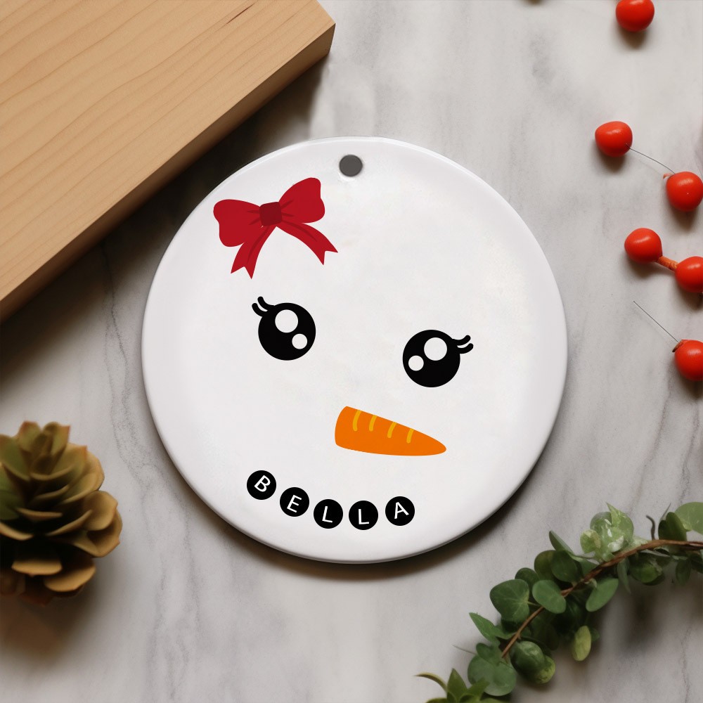 ornement de bonhomme de neige