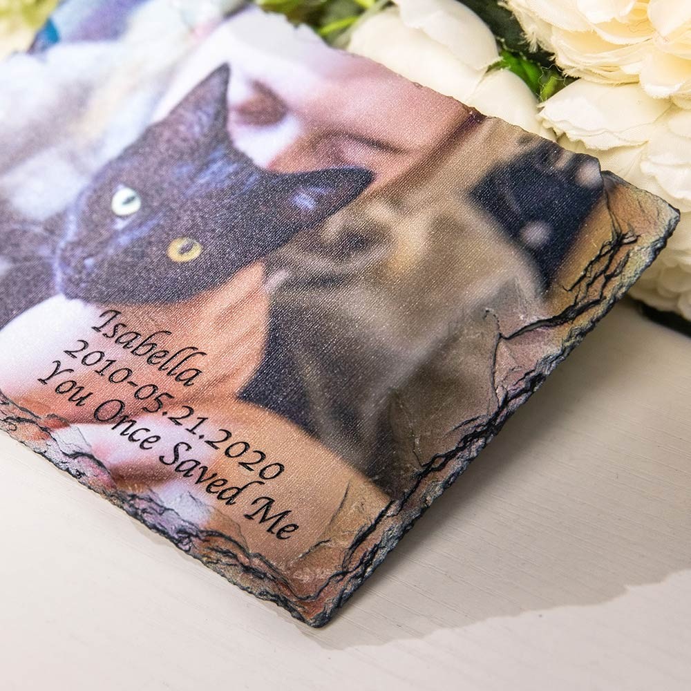 pet memorial plate