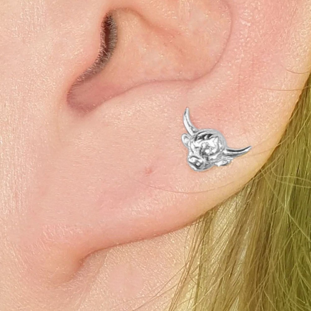 boucles d'oreilles taureau