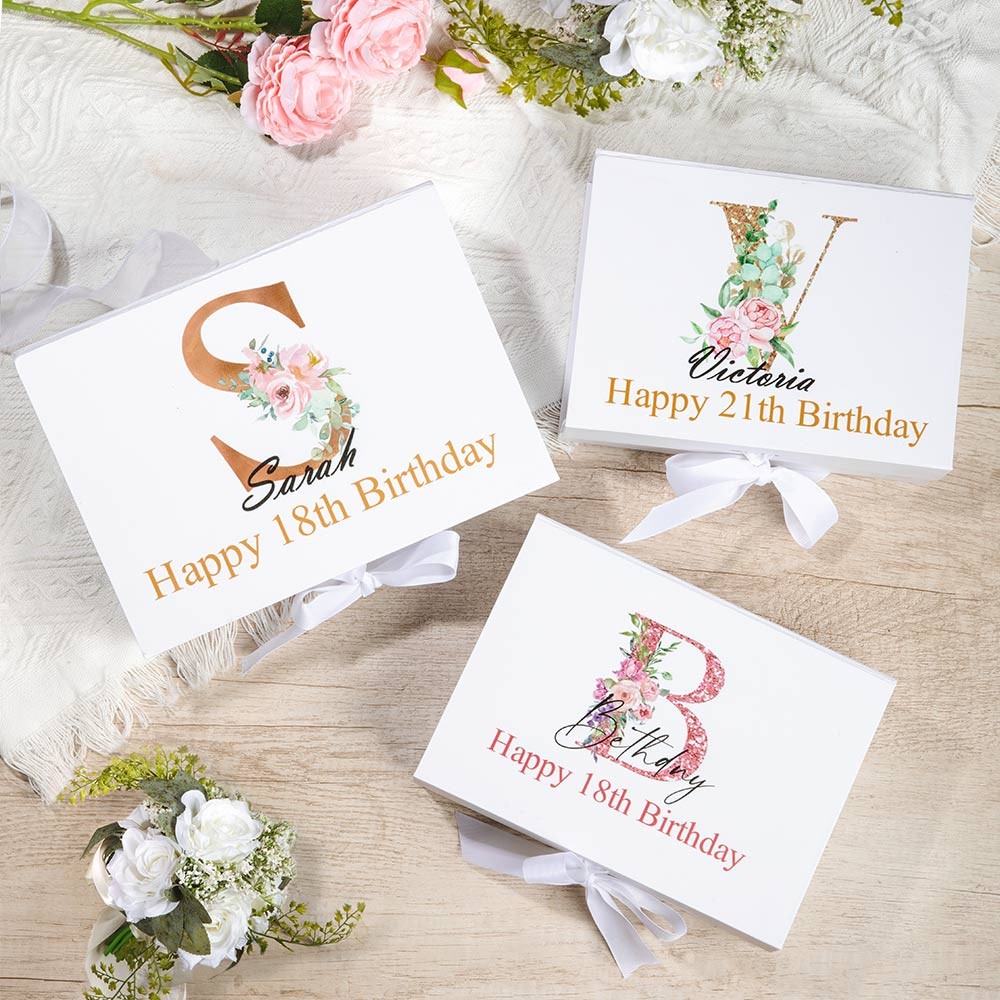 boîtes d'anniversaire