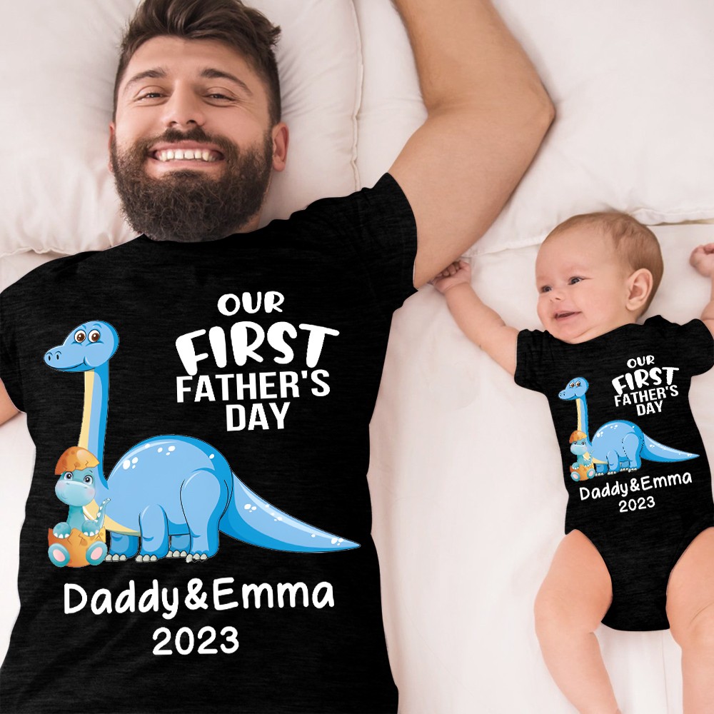 chemises assorties père fils