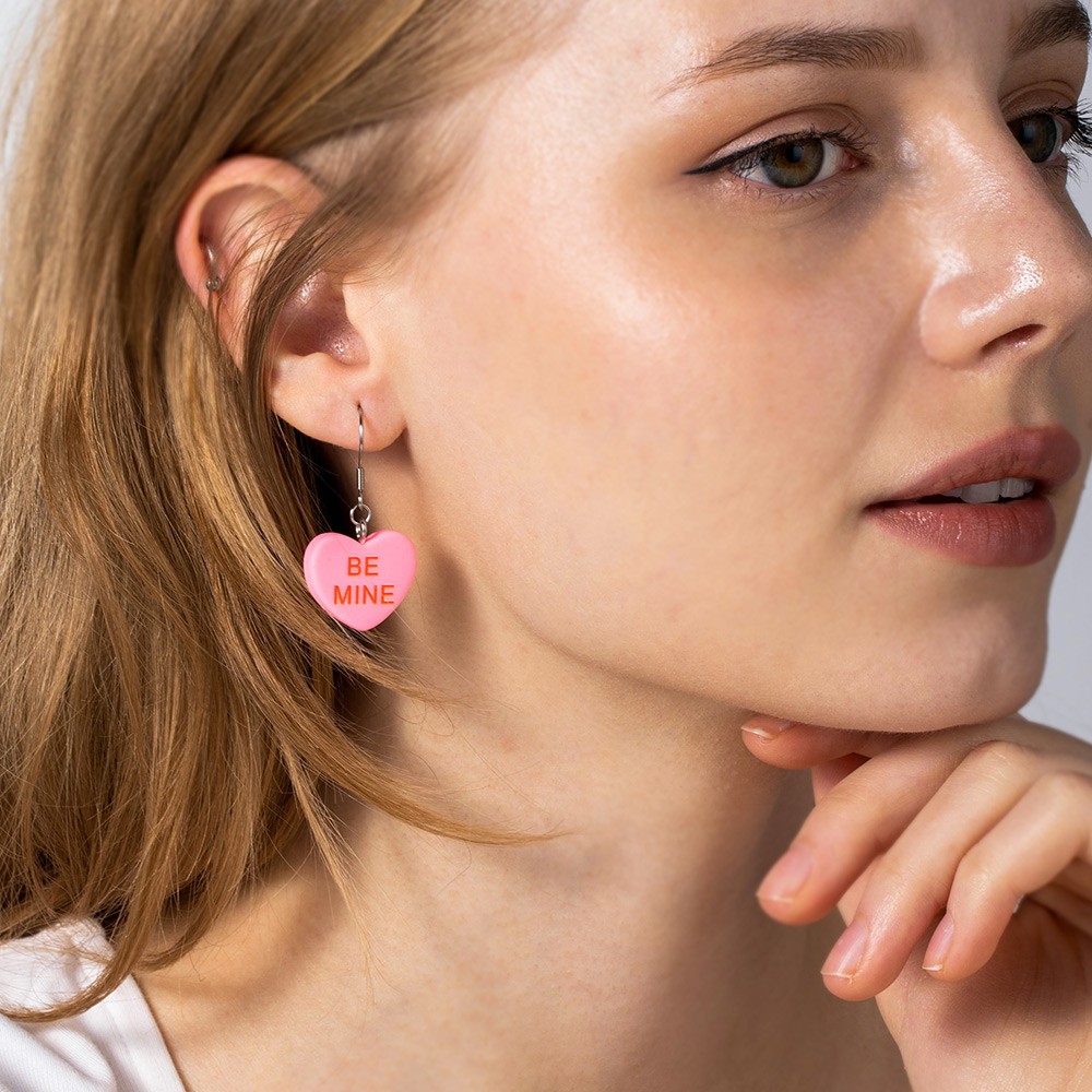 heart ear ring