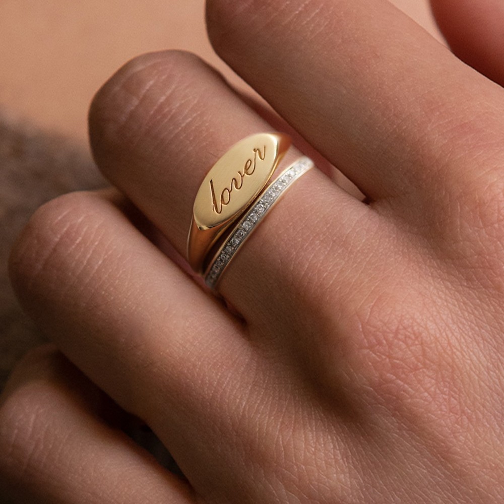 bague gravée sur mesure
