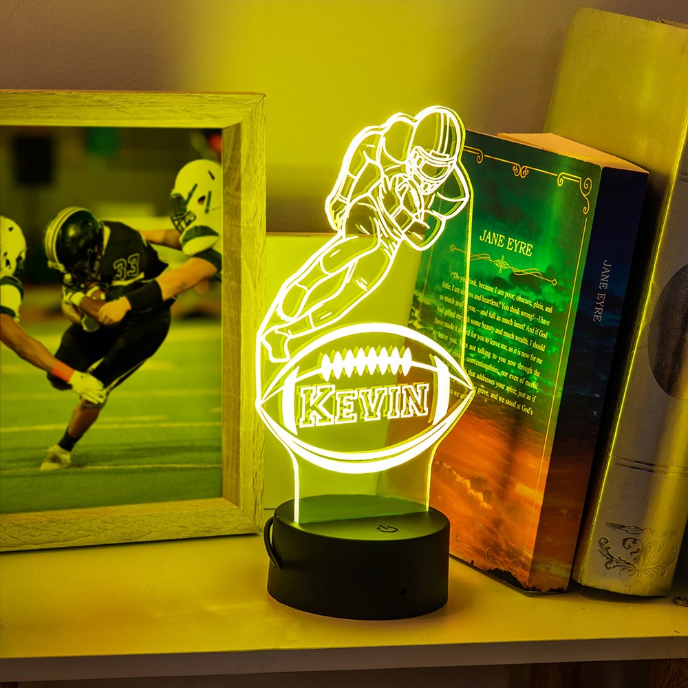 Football Player Night Light