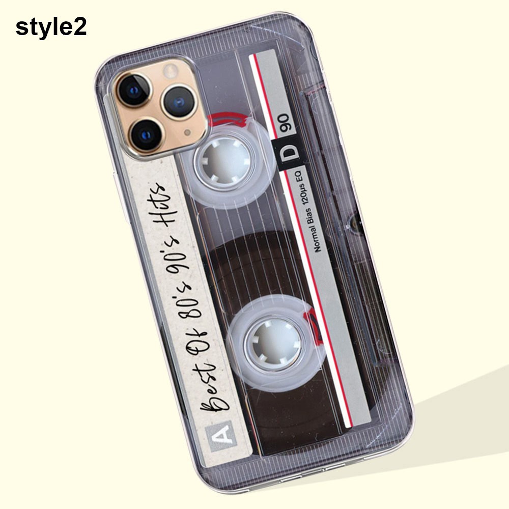 Custom Vintage Cassette Tape Phone Case, 80's Retro Style Audio Mixtape Case for iPhone All Models
