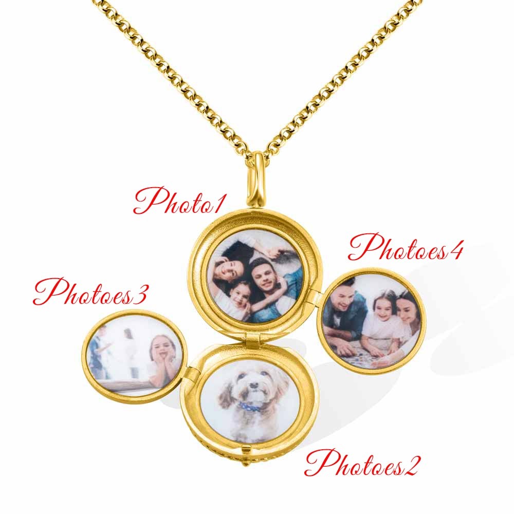memorial photo locket necklace