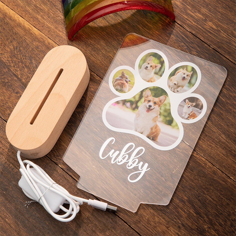 Chien Chat Veilleuse Lampe