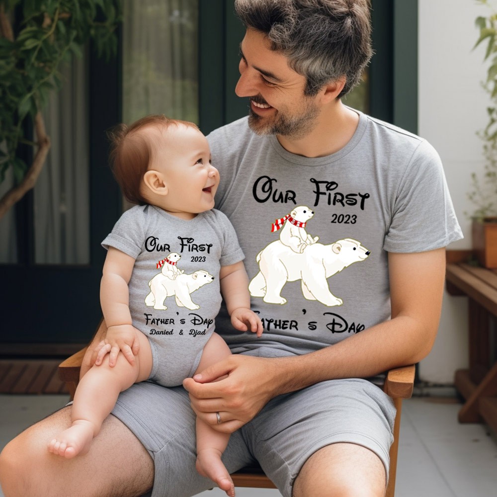 Notre première chemise de fête des pères