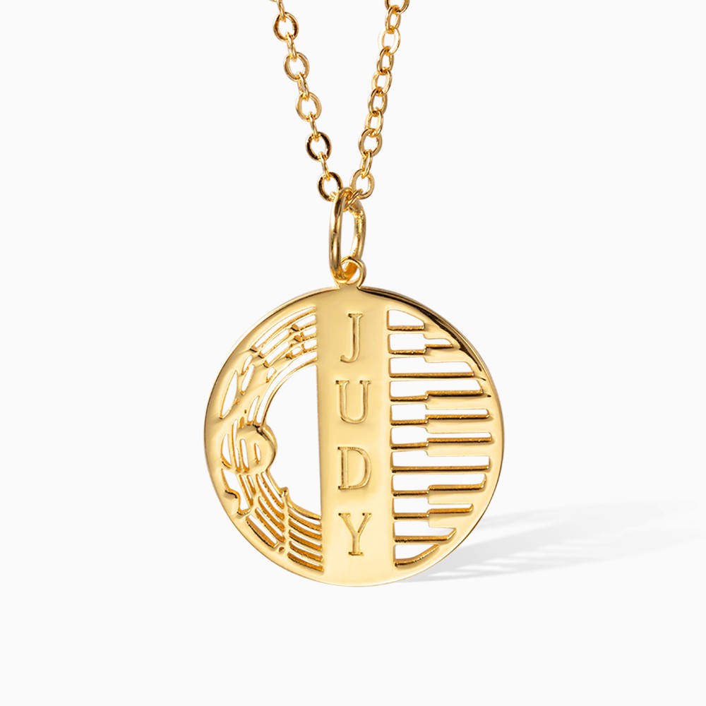 musical note pendant