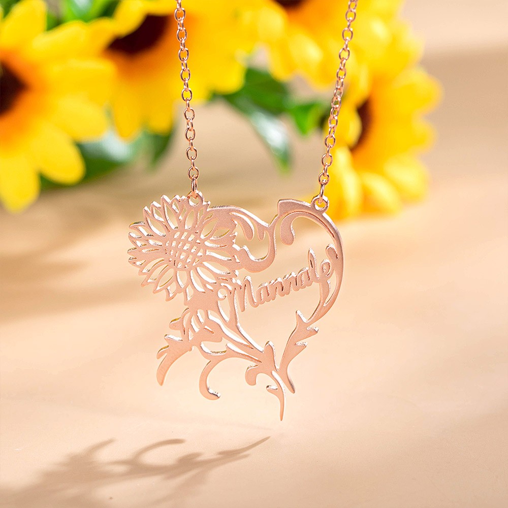 Birth Flower Necklace