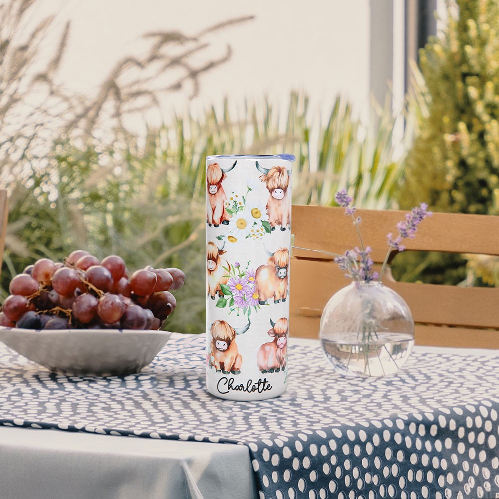 Cadeau de vache des Highlands Boho