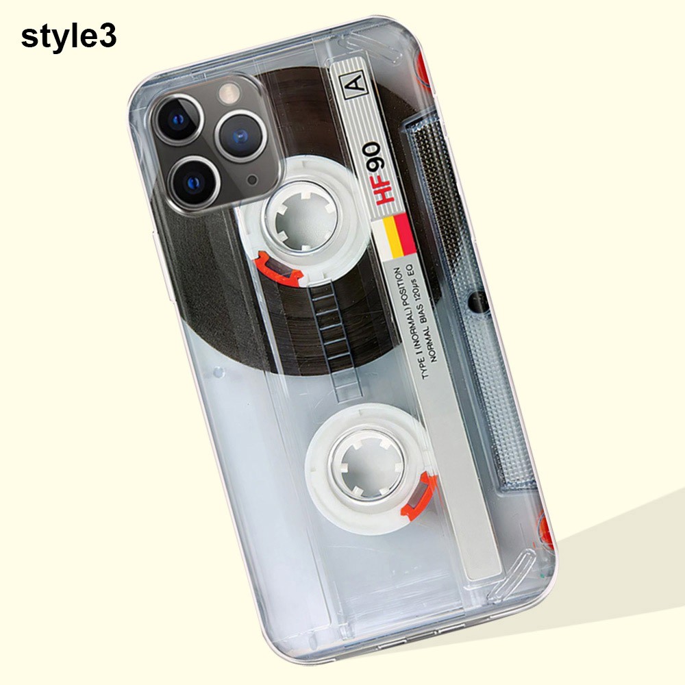 Custom Vintage Cassette Tape Phone Case, 80's Retro Style Audio Mixtape Case for iPhone All Models