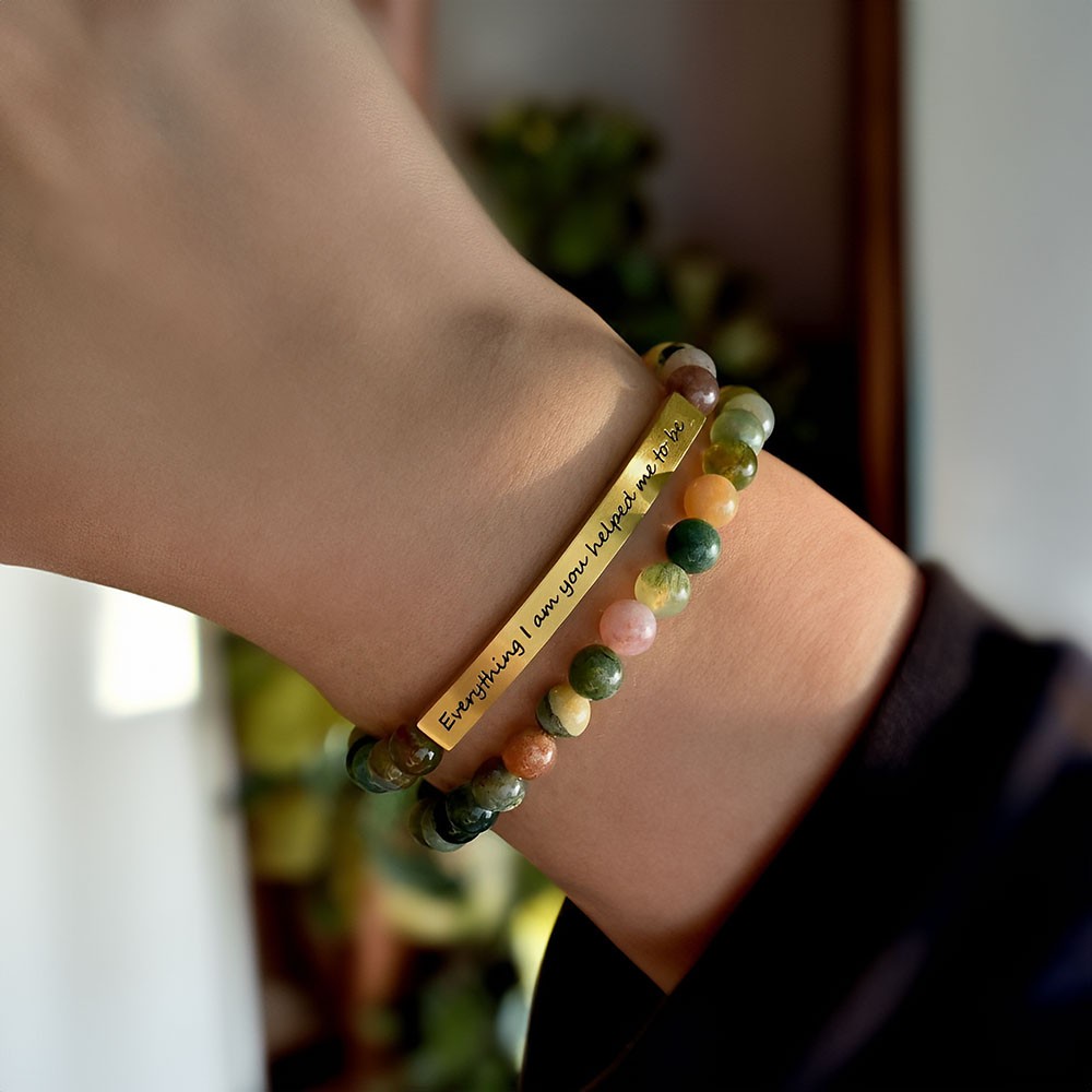 Bracelet personnalisé gravé