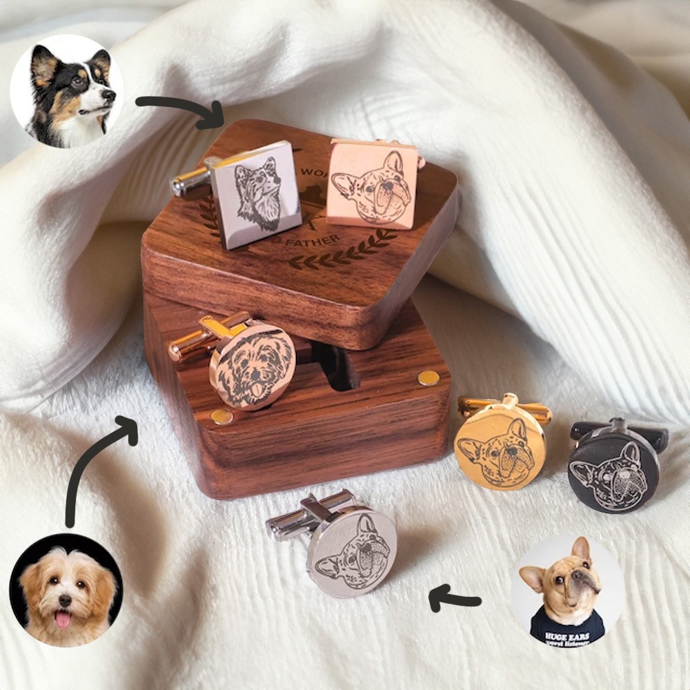 Boutons de manchette personnalisés
