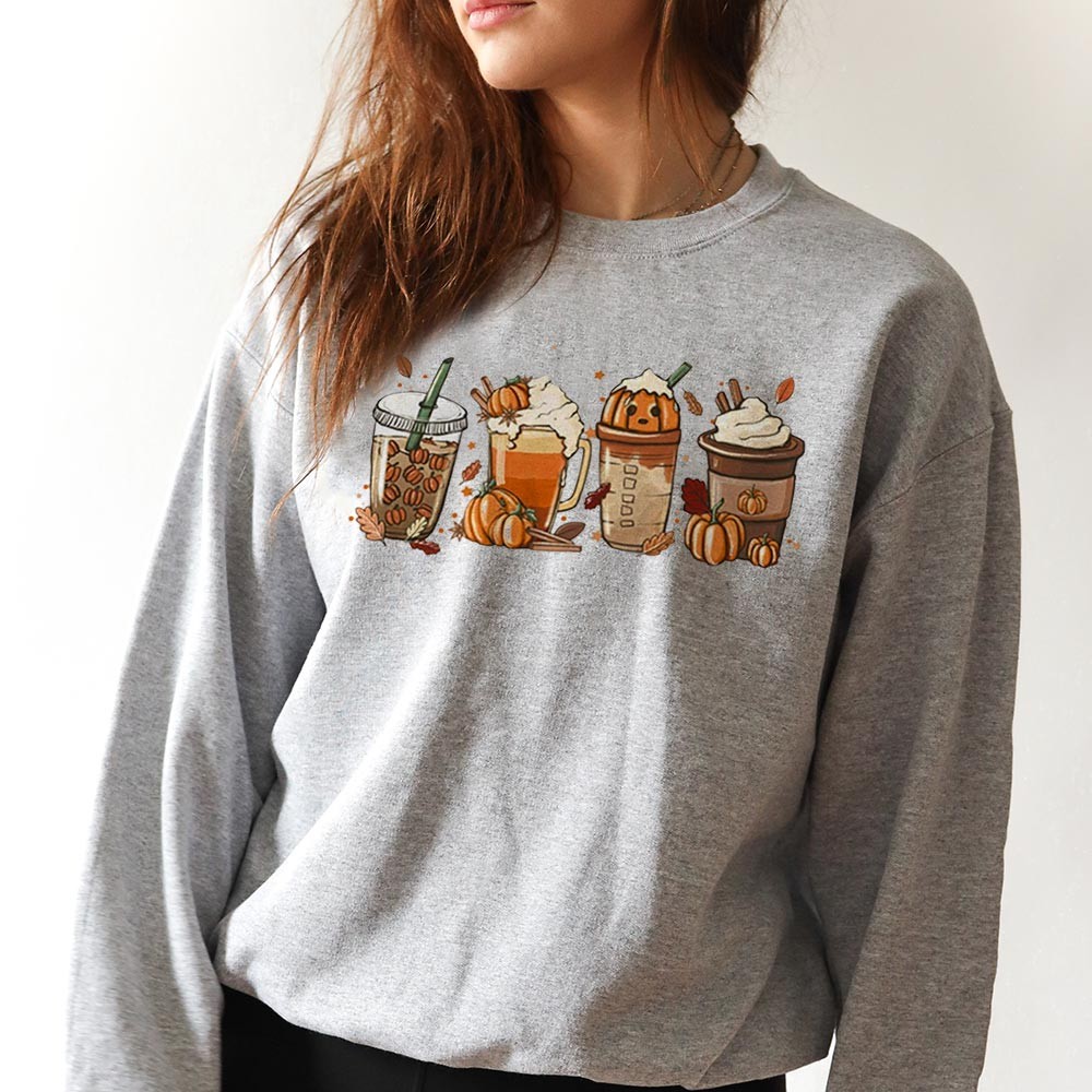 Chemise à café d'automne pour femme