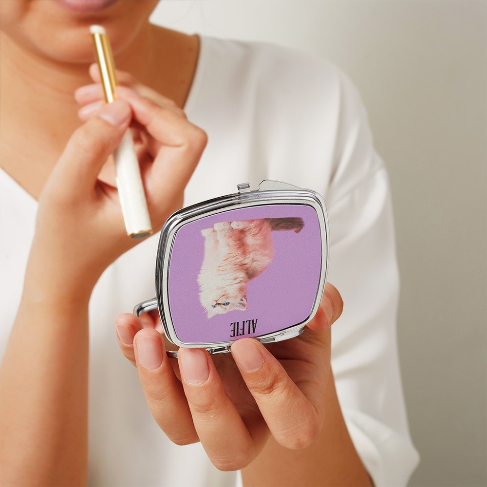 Stainless Steel Pocket Mini Personal Travel Mirror