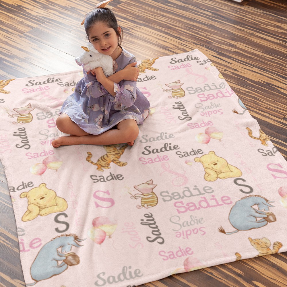 personalized name blanket