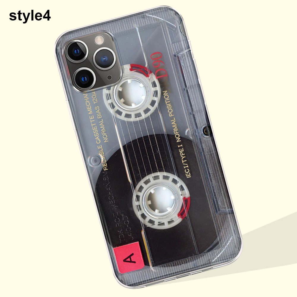 Custom Vintage Cassette Tape Phone Case, 80's Retro Style Audio Mixtape Case for iPhone All Models