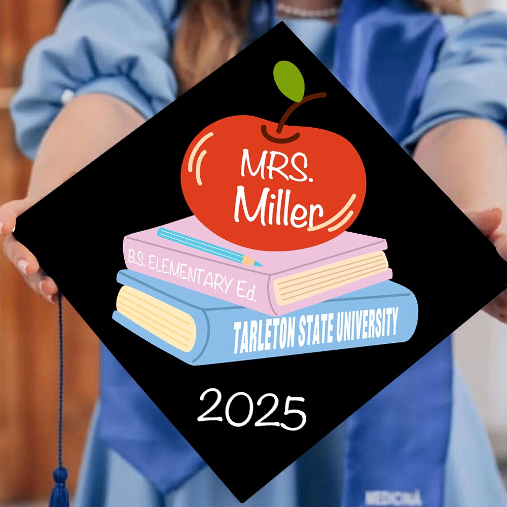 teacher grad cap