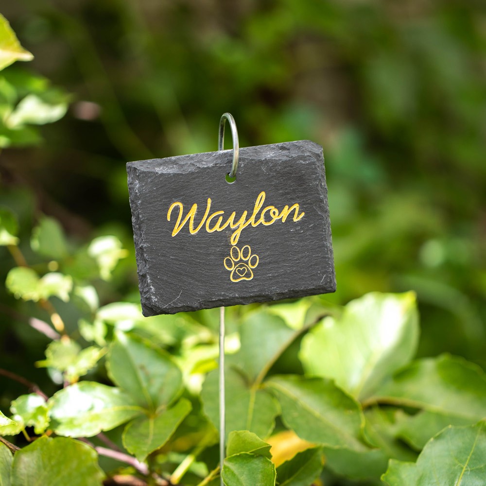 pet memorial slate